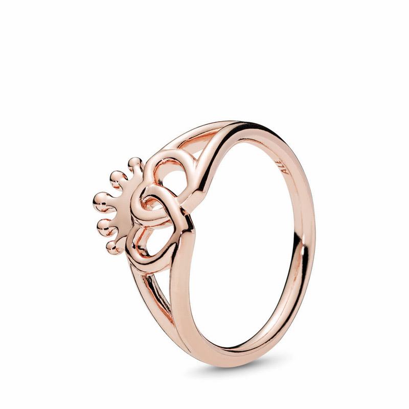 Pandora Rose™ United Regal Hearts Statement Ring Ireland - Pandora Rose - 614937CHB